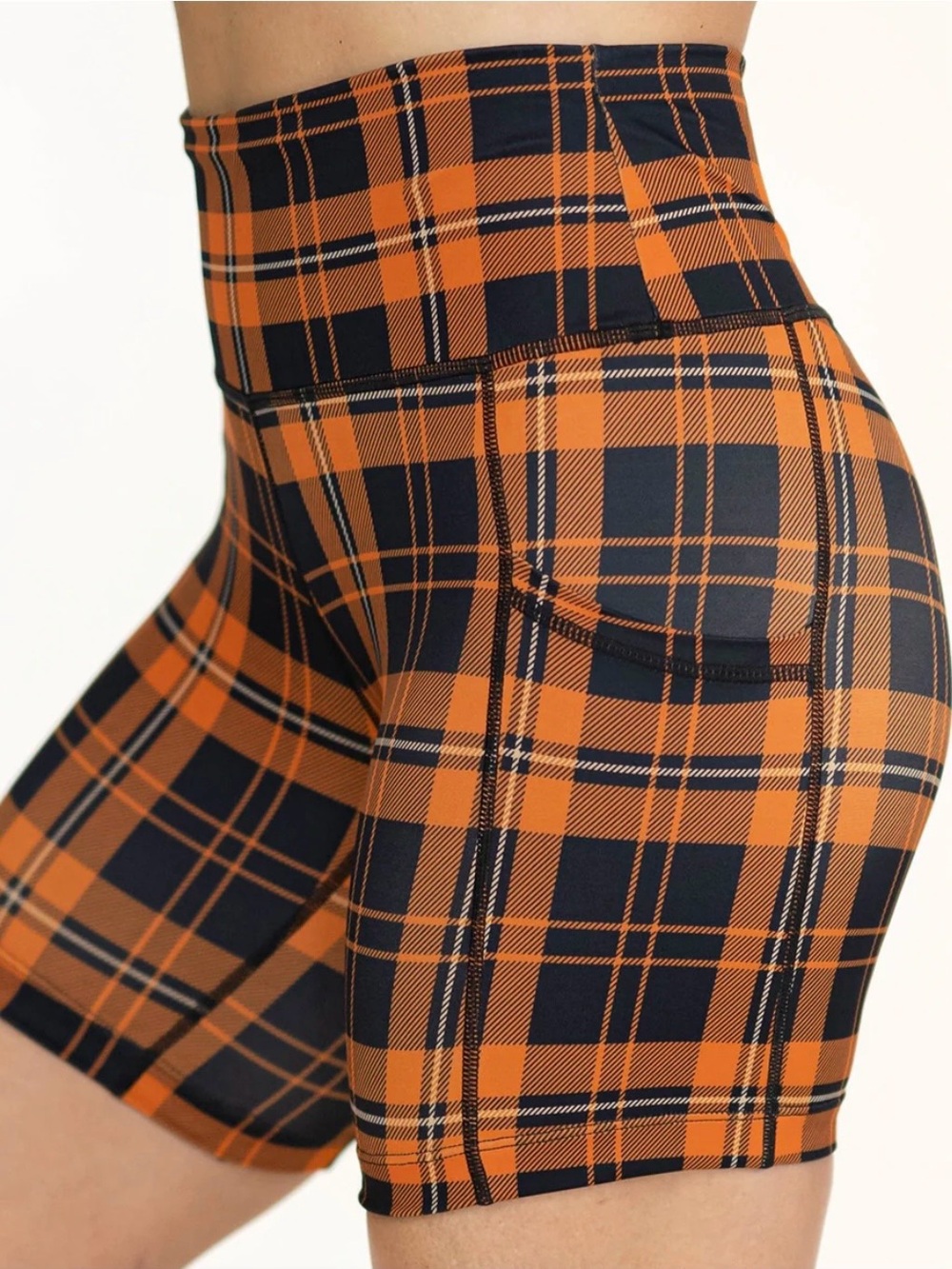 CVG Pumpkin Patch Plaid 5” Shorts